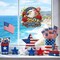 250th Anniversary USA Diamond Art Hanging Kit for Adults, DIY Patriotic Diamonds Painting Door Hanger Board Kit, Crystal Diamond Art Painting Pendant Ornament (Fourth of July Eagle)